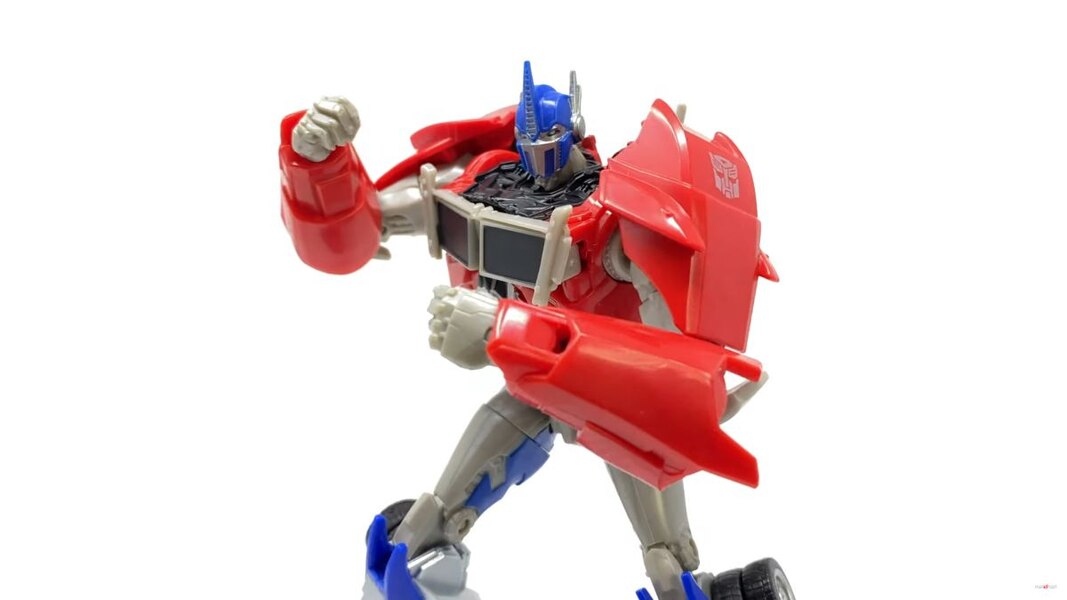 Transformers RED Transformers Prime Optimus Prime In Hand Image  (14 of 32)